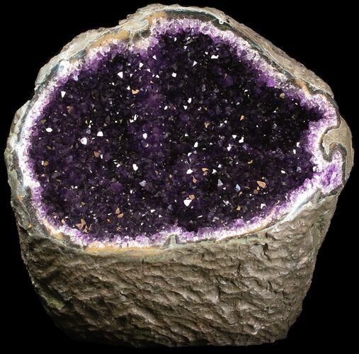 Deep Purple Amethyst Geode - Top Grade #31203